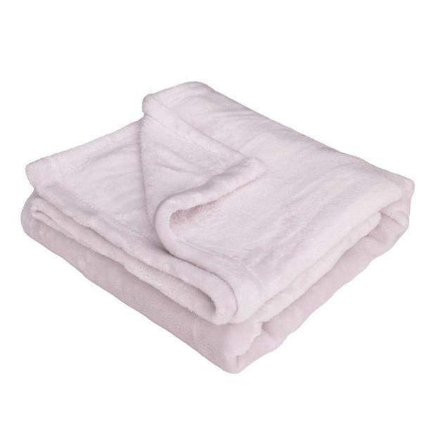 Couverture Microfibre 75x100 cm Lilas - FEE MOI DORMIR