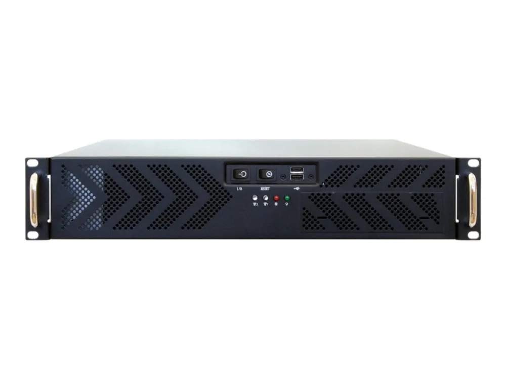 Chieftec UNC-210T-B - Rack-monterbar - 2U - ATX 400 Watt - USB
