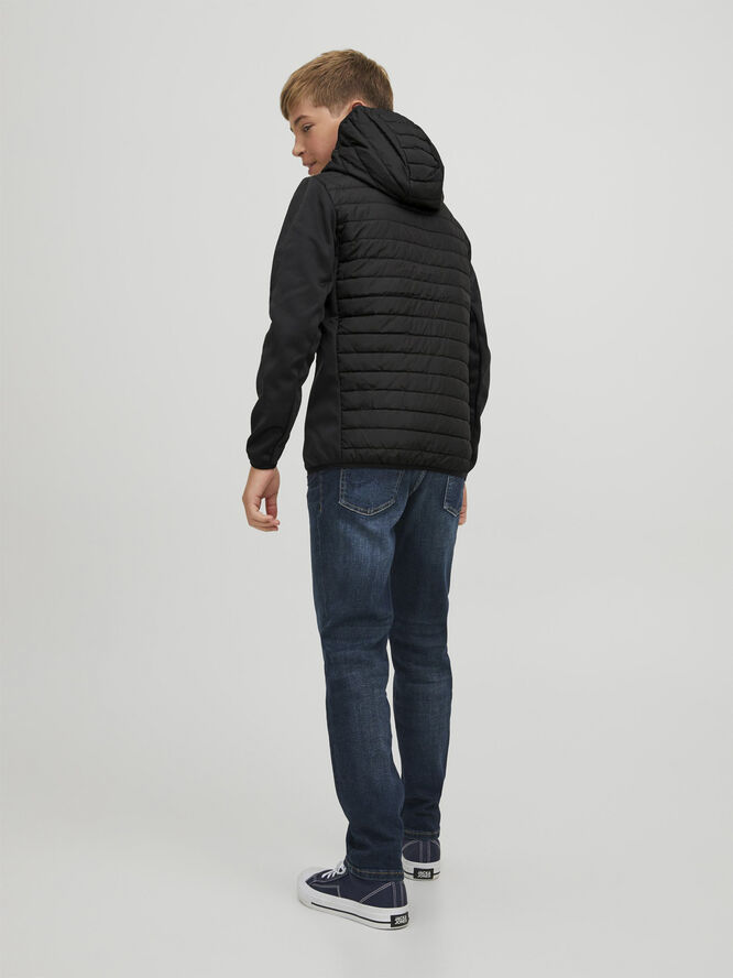 Jack & Jones JJEMULTI QUILTED JACKET NOOS JNR Black/set-in sleeves