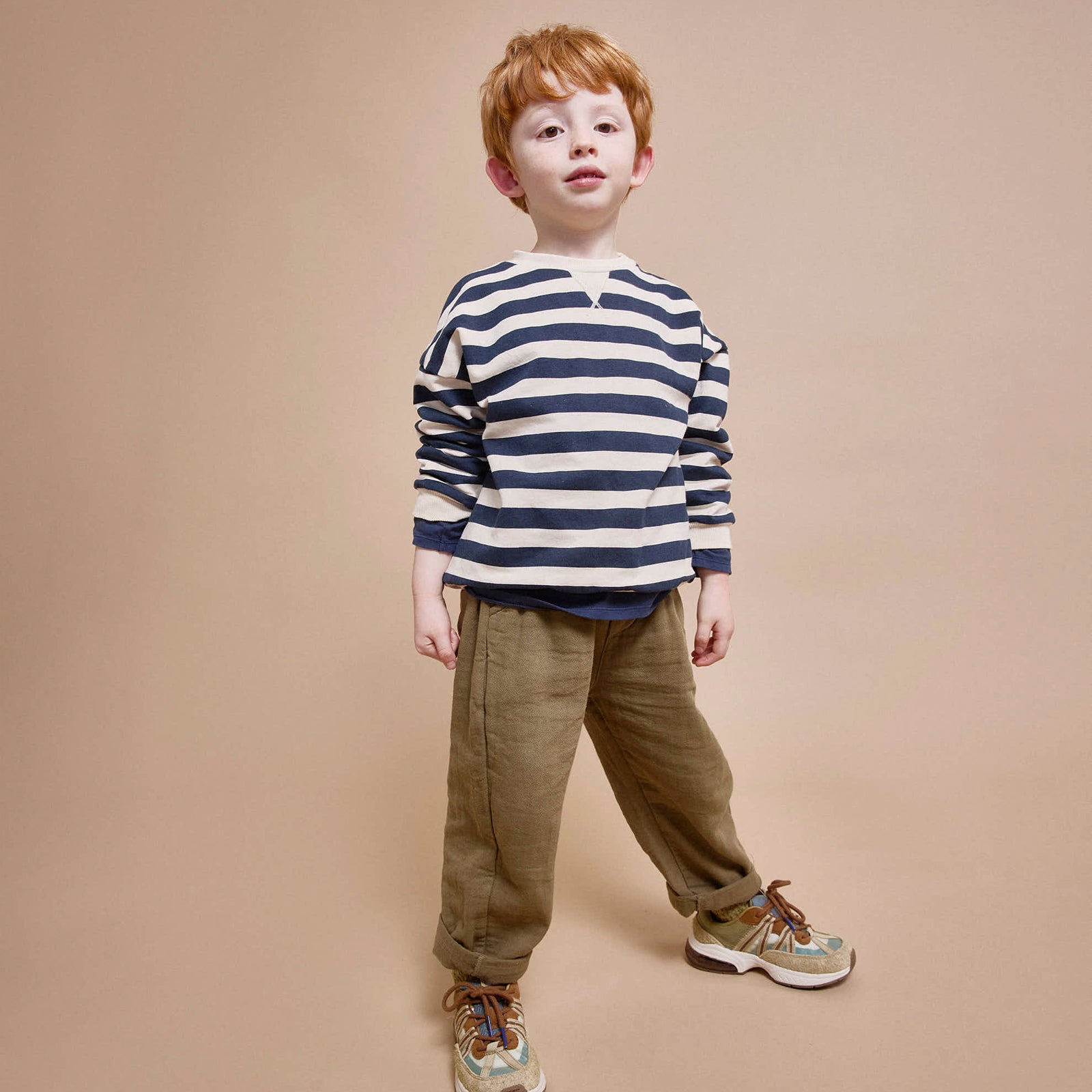 Sweatshirt Stripes Ivory