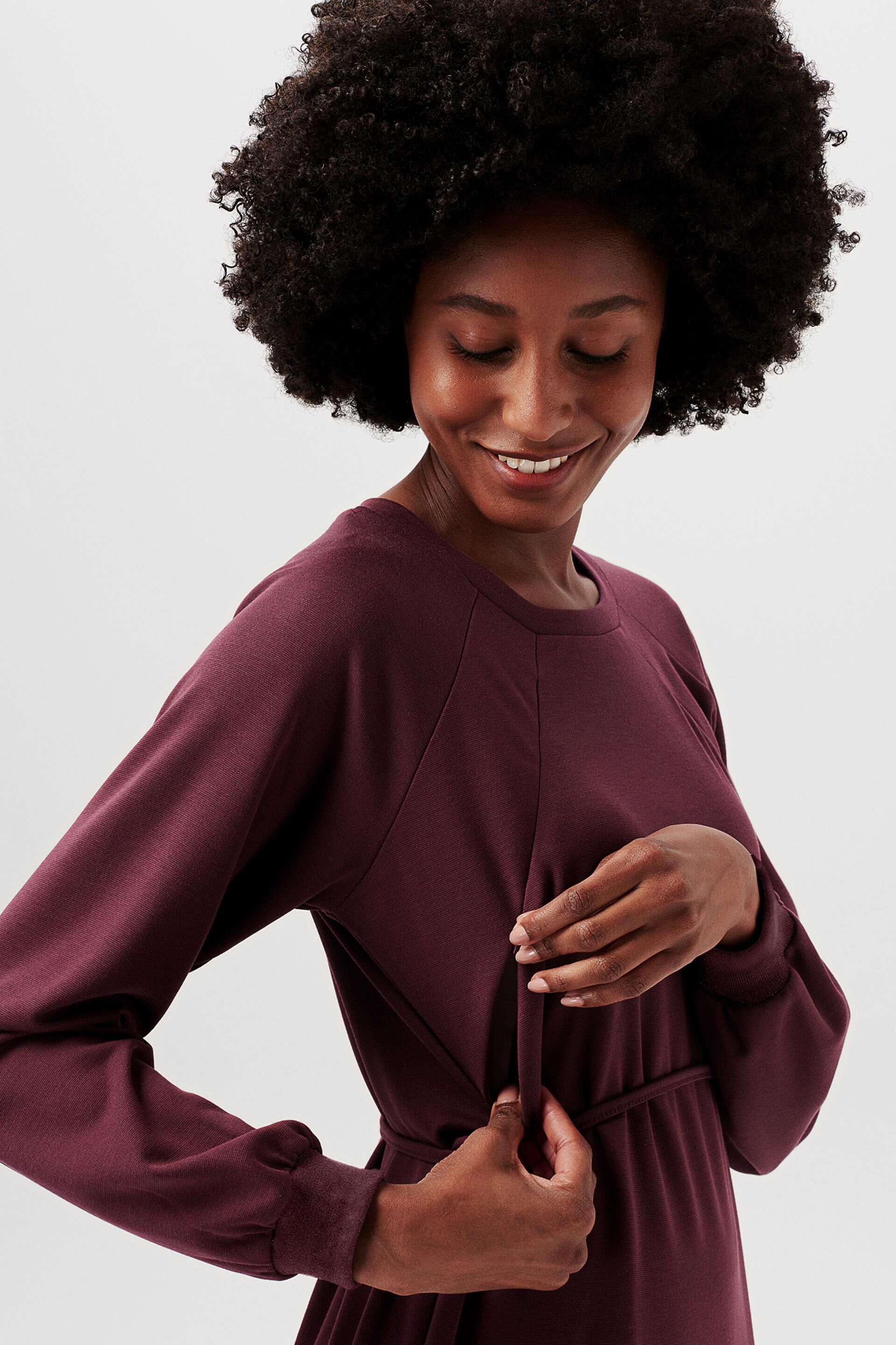 Robe en jersey à fonction d’allaitement