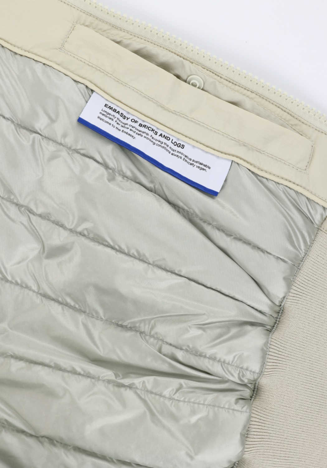 Embassy of Bricks and Logs Bomber-Jacke Bansar Dove Blue