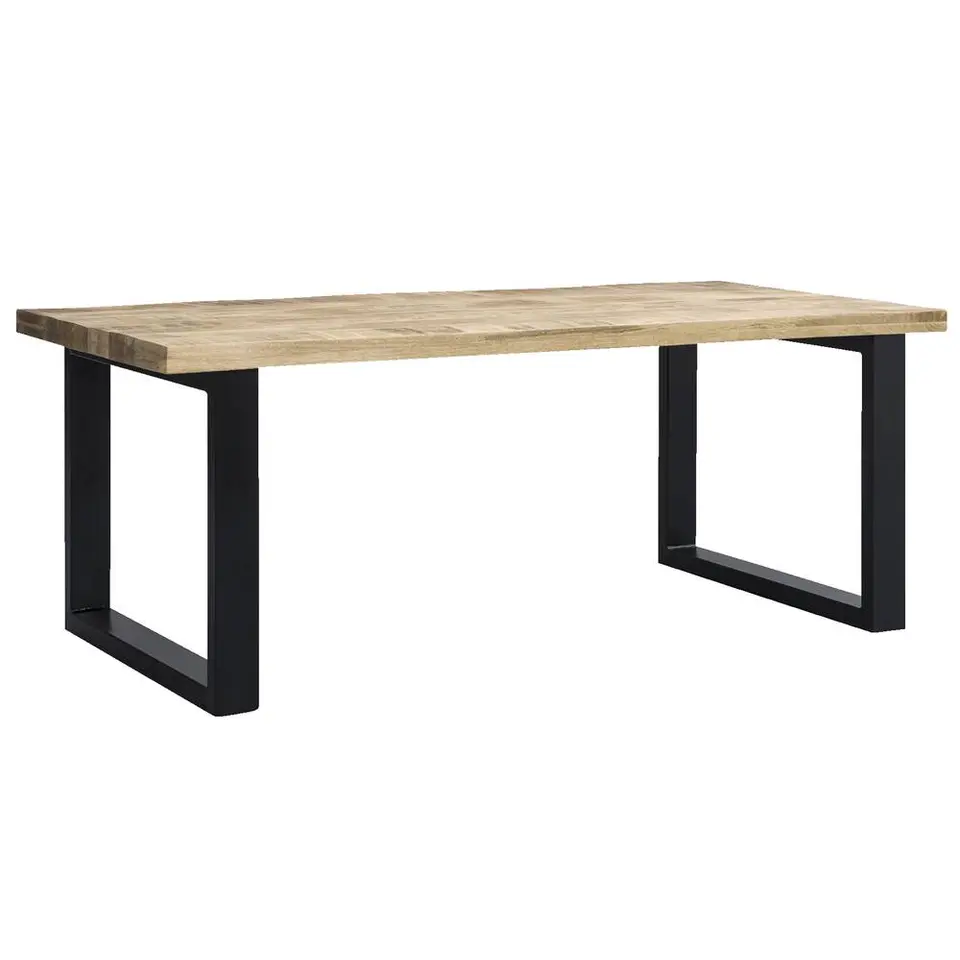 Eettafel Trevor - mangohout - 78x220x100 cm