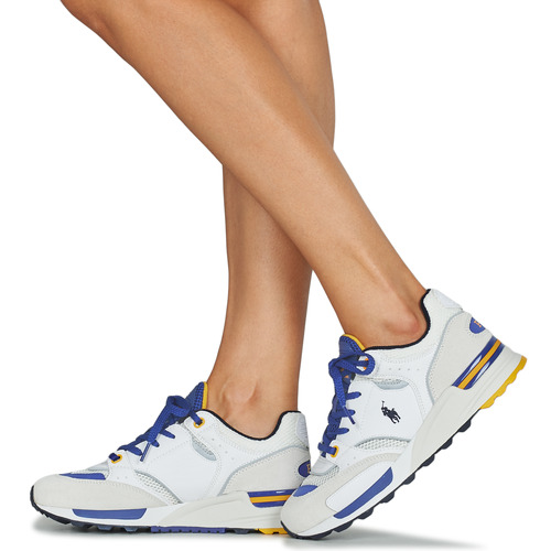 Polo Ralph Lauren - TRACKSTR 200-SNEAKERS-LOW TOP LACE Blanco / Azul / Amarillo