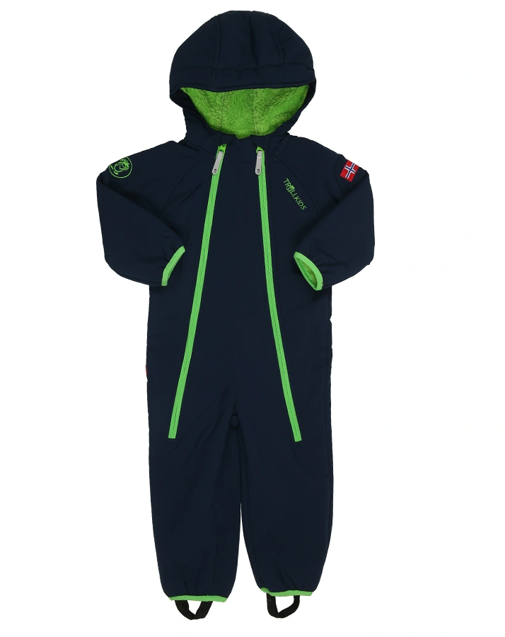 Softshell-OverKids NORDKAPP in navy/green