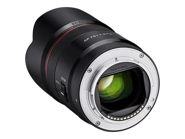 Samyang AF - Telefoto objektiv - 75 mm - f/1.8 FE - Sony E-mount - for Sony Cinema Line; a VLOGCAM; a1; a1 II; a6700; a7 IV; a7C; a7C II; a7CR; a7R V; a9 III