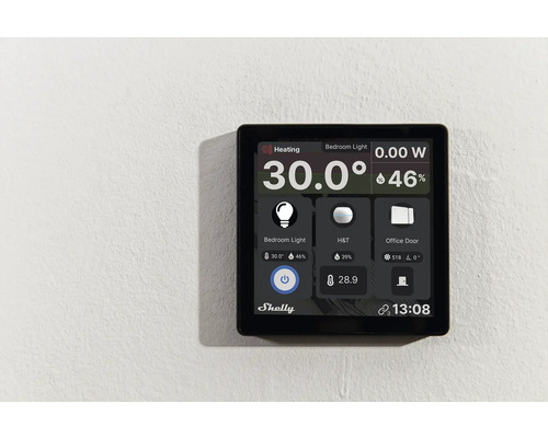 Shelly Wall Display Android WiFi zwart