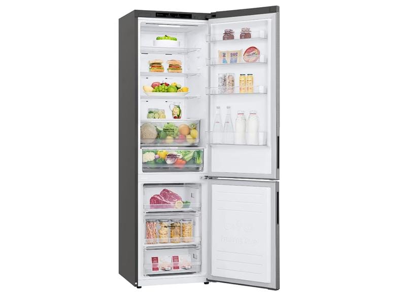 LG Kühl-Gefrierkombination GBP62PZNCC1 Rechts, Wechselbar Kombigerät mit Kühlschrank und Gefrierschrank