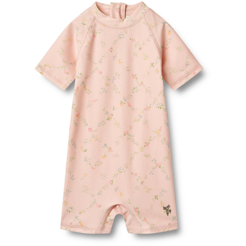 Køb Wheat Powder Checked Flowers Badeheldragt S/S Cas