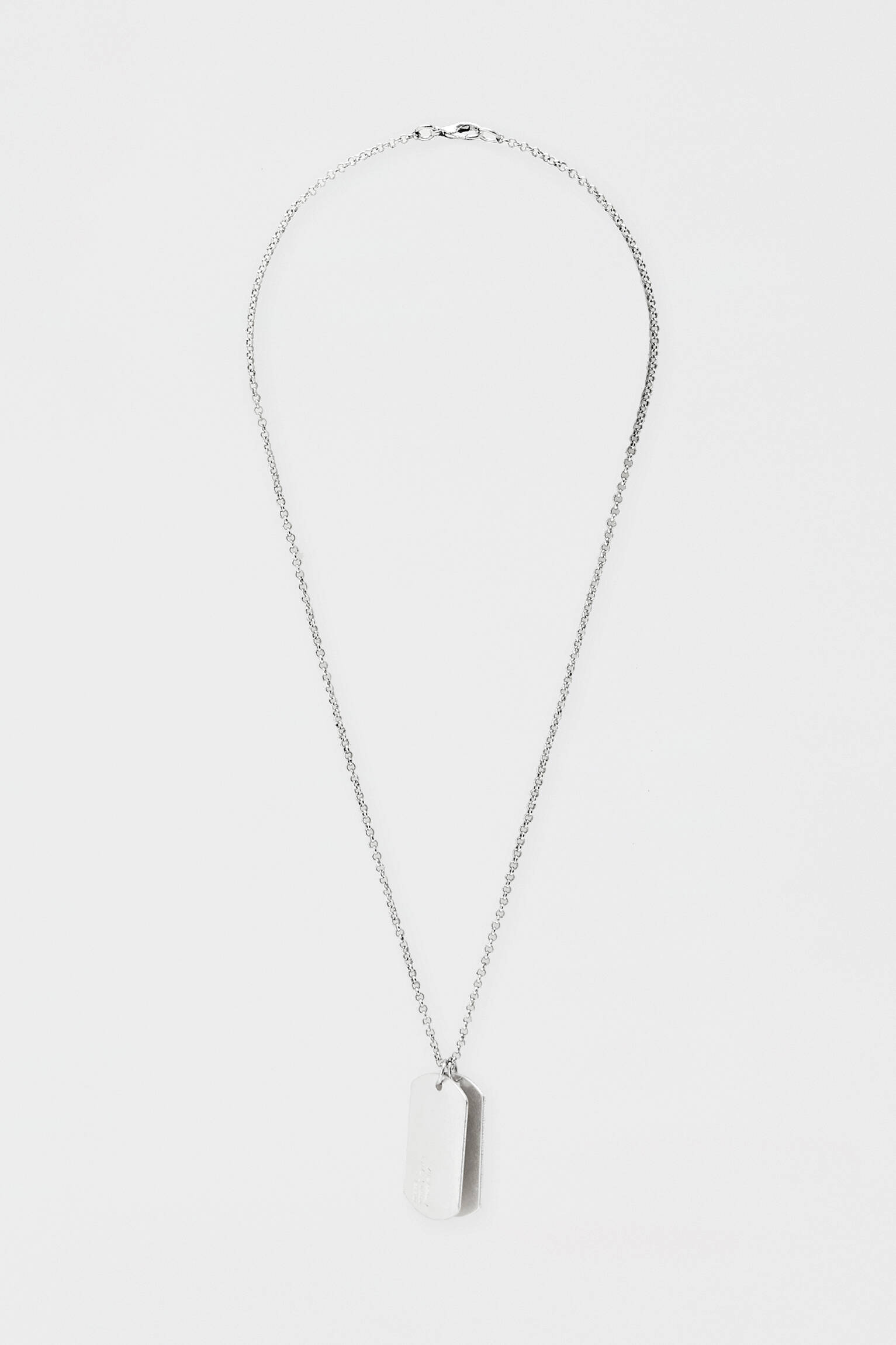 COLAR COM PLACA DE PRATA - PRATA