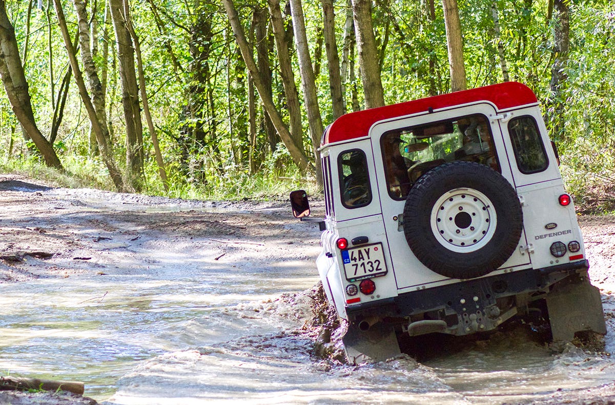 Geländewagen Land Rover fahren Prag (1 Std.)