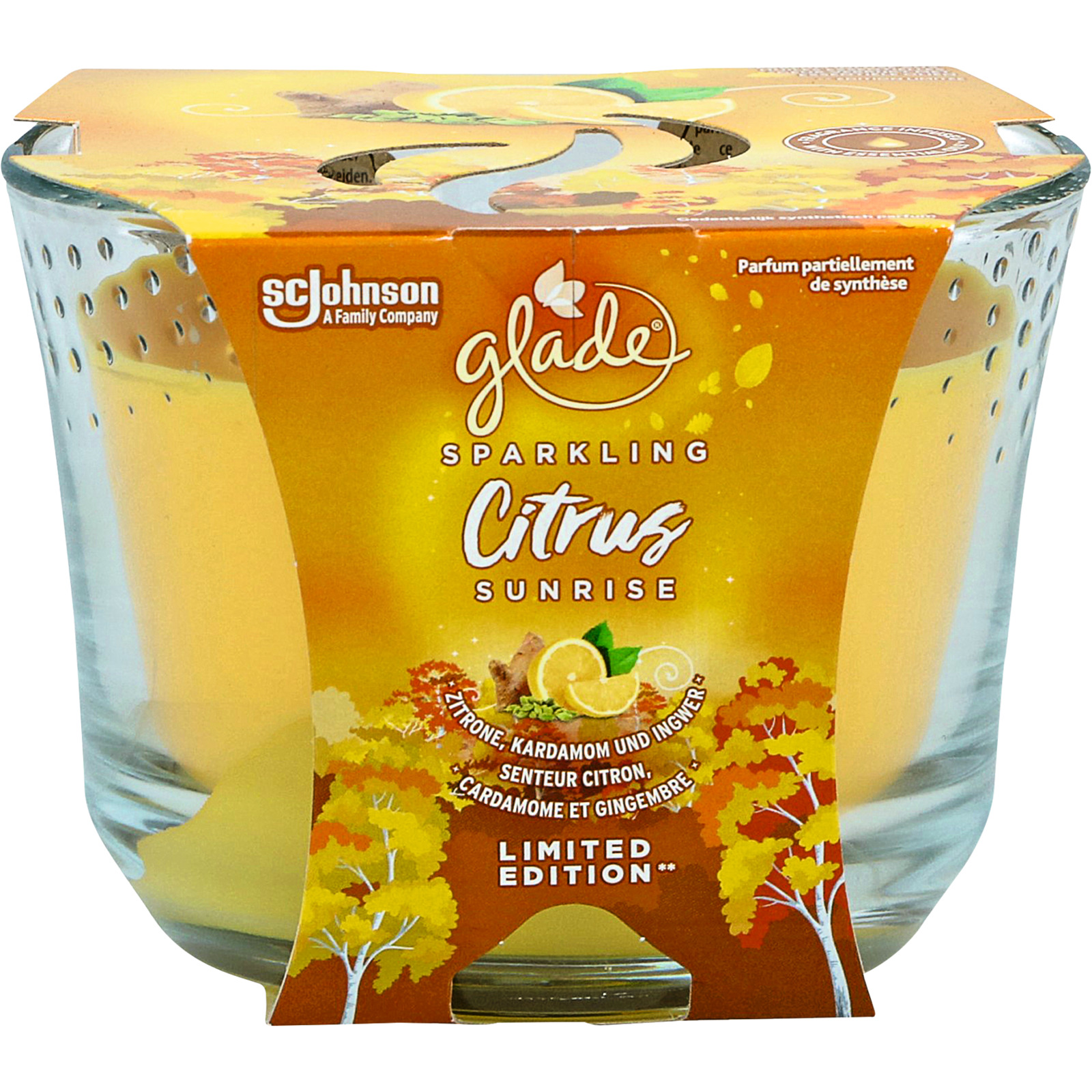Glade Premium Duftkerze - Sparkling Citrus Sunrise