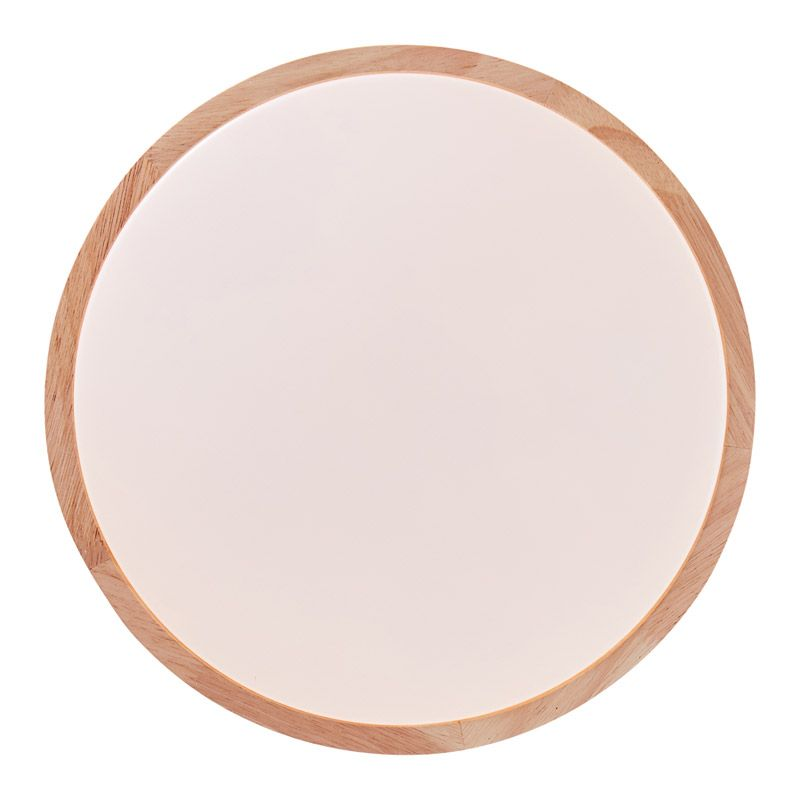 SLIMLINE PLAFONDLAMP Ø34CM 12W HOUT