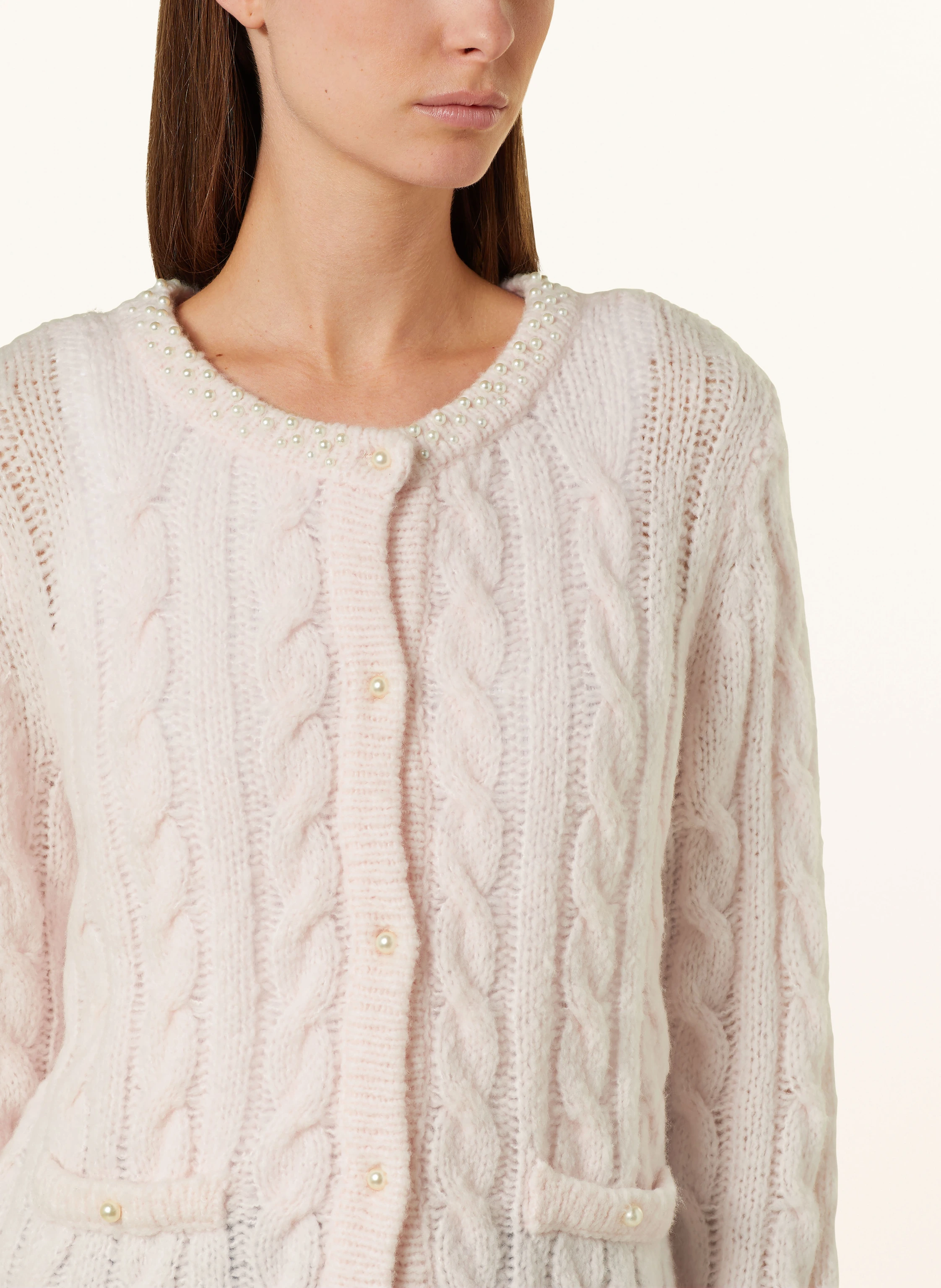Princess GOES HOLLYWOOD Strickjacke mit Schmuckperlen