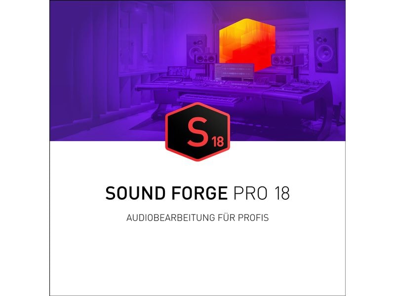 Magix Sound Forge Pro 18 ESD, Vollversion Die Klangschmiede für Audio Professionals und Content Creators