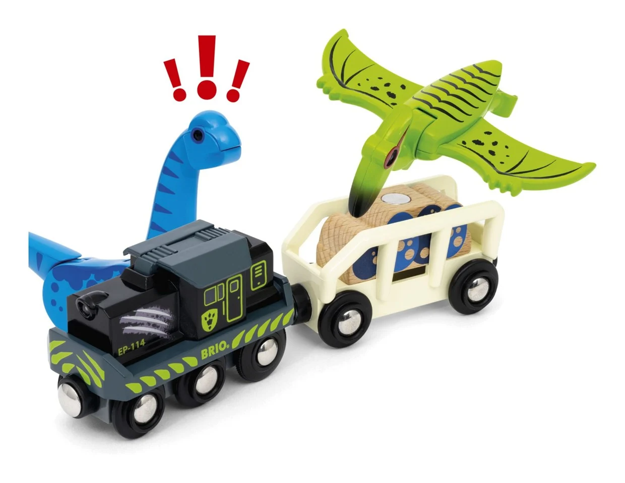 BRIO - Dinosaur Battery Train - 36096