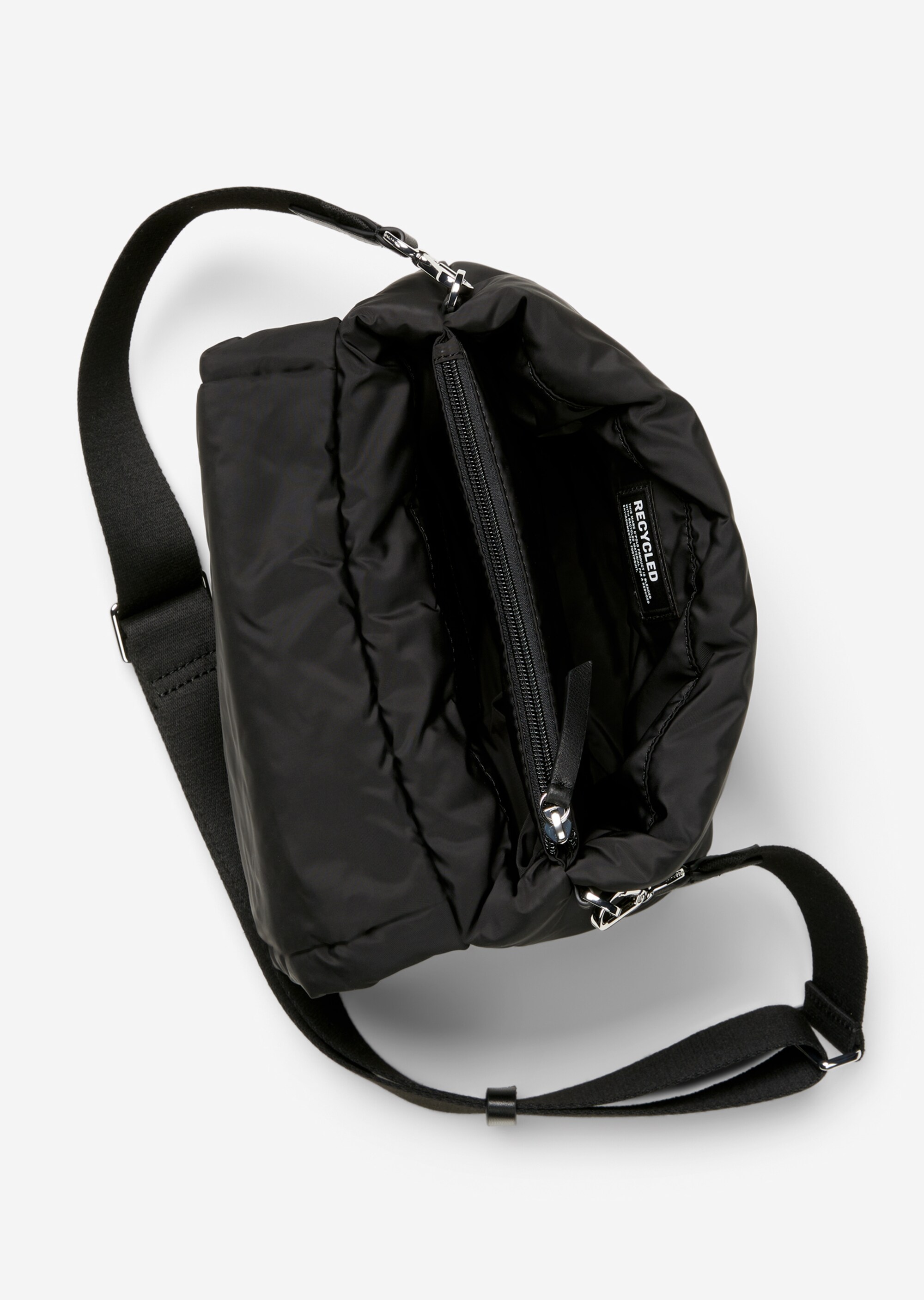 Puffer-Umhängetasche small aus recyceltem Polyester