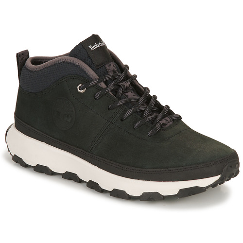 Timberland - WINSOR TRAIL MID LEATHER - Noir