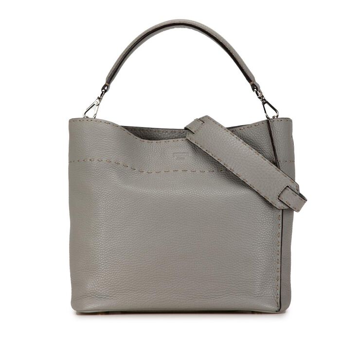 Fendi Vintage Fendi Shoulder Bag Grey