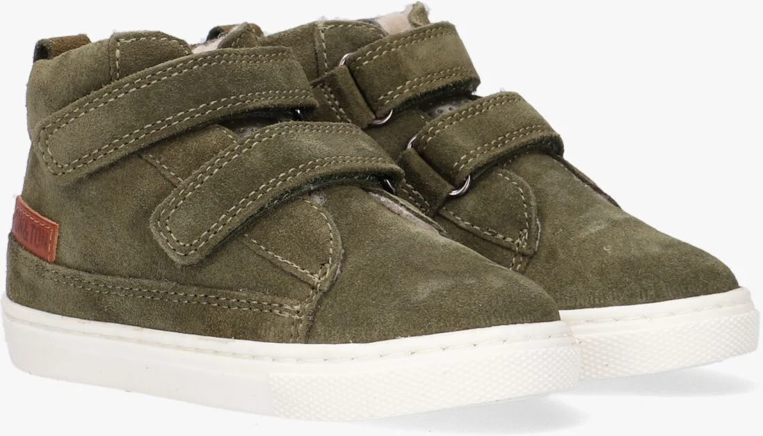 TON & TON groene ton & ton hoge sneaker steyn