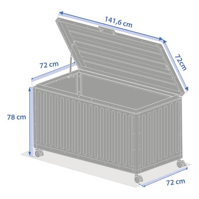 Coffre de rangement EDENIO Argile