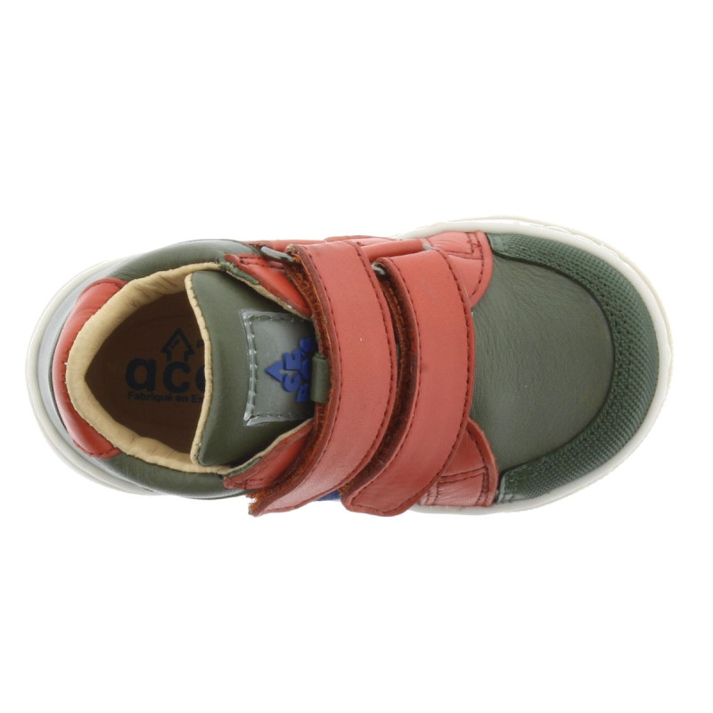 Acebos Acebos Basket Marine Rooibos Kaki Velcros