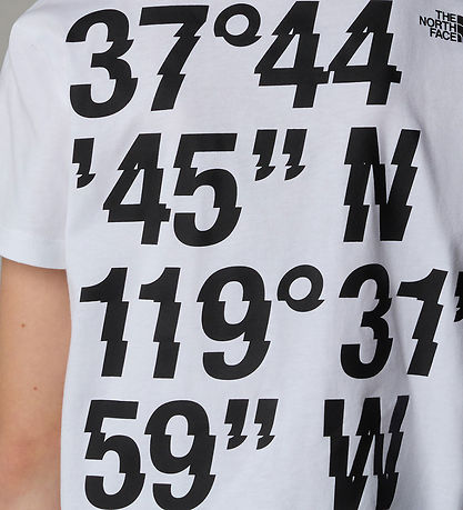 The North Face T-shirt - Coordinates Graphic - Hvid