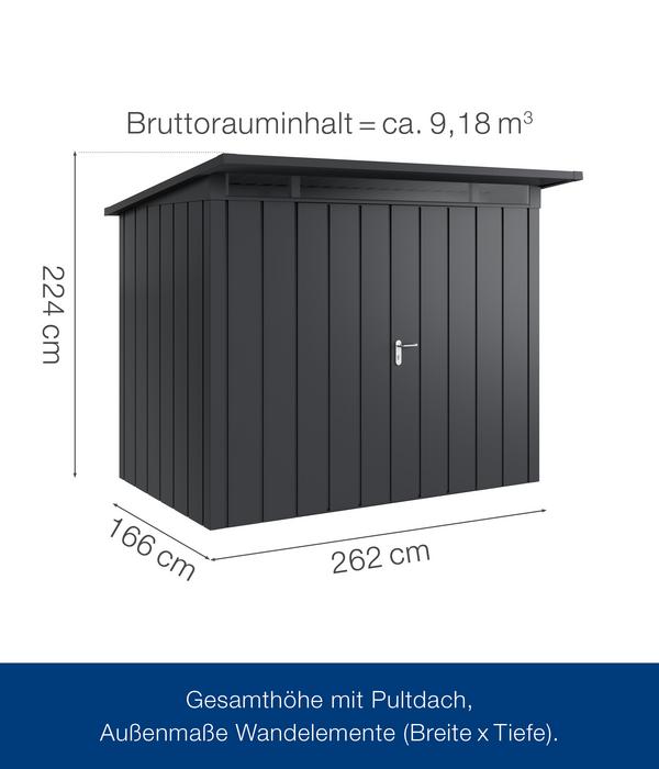 Hörmann Metallgerätehaus Juno JPD8 M-Sk