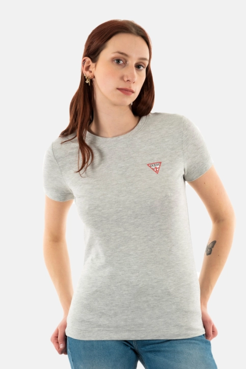 Tee shirt guess jeans w2yi44 lmgy light melange grey m