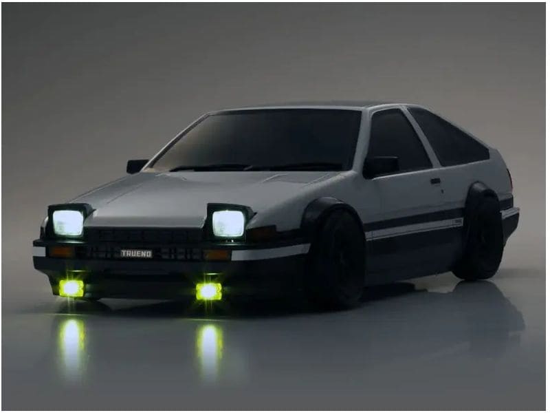 Kyosho Drift Fazer D2 Toyota AE86 Trueno ARTR, 1:10 On-Road Driftcar mit Brushed-Motor