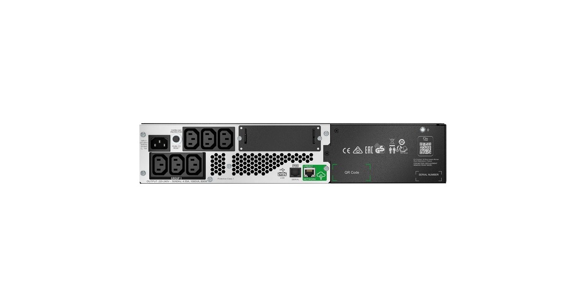 APCSmart-UPS Lithium Ion, Short Depth 1000VA, SmartConnect ups  (Zwart, 6x C13 uitgang, rack mountable, 2U, SMTL1000RMI2UC)
