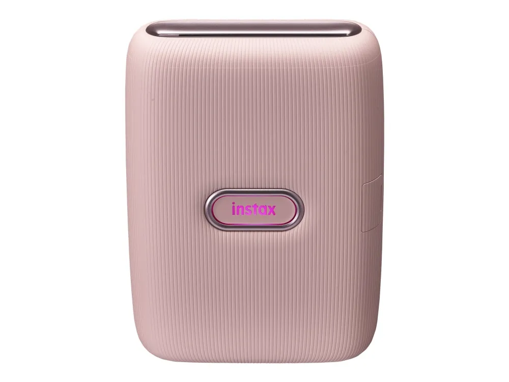 Fujifilm instax mini Link - Printer - farve - LED - 86 x 54 mm op til 5 udskrifter/min (farve) - kapacitet: 10 fotos - Bluetooth 4.2 LE - dyster pink