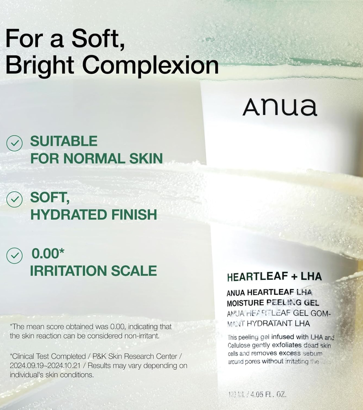 Anua - Gel esfoliante Heartleaf + LHA
