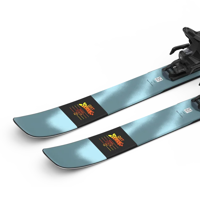 QST SPARK (and M10)  Freestyle-Ski-Set, Unisex Aquatic/FlameOrange