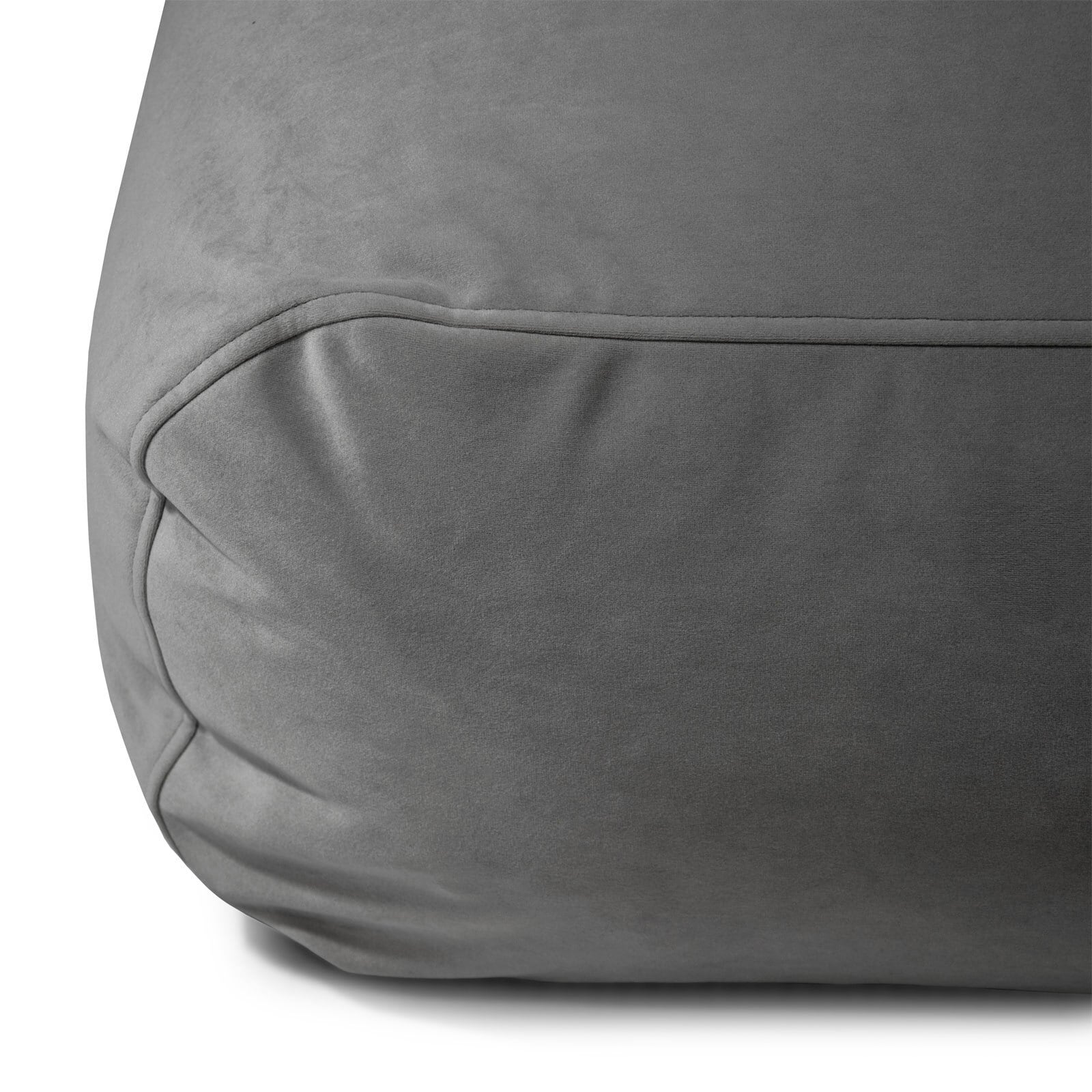 Sitzsack SMOOTH 100 x 85 cm grau