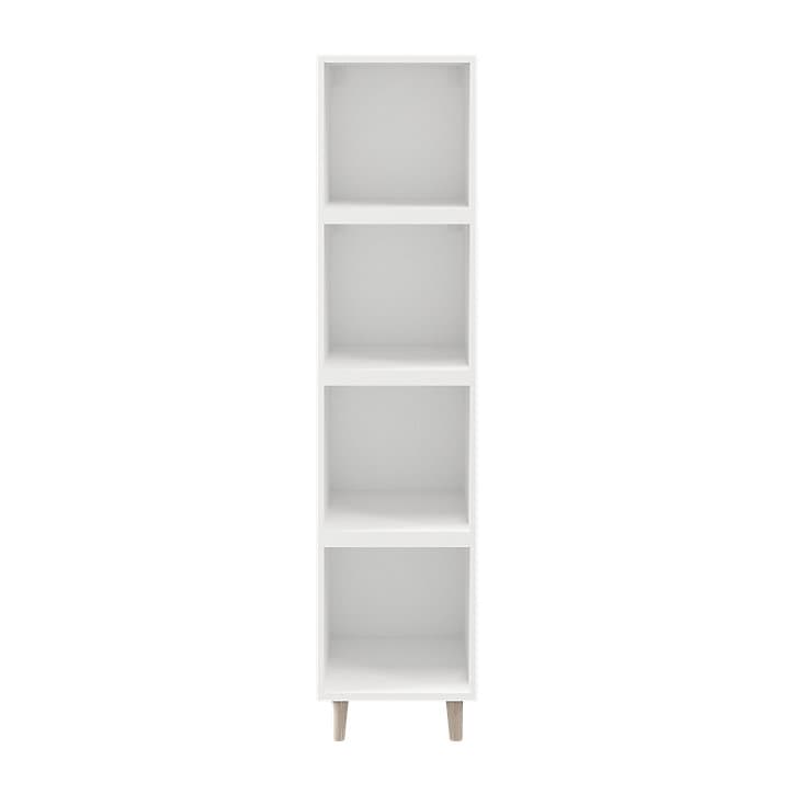Colonne de rangement sur pieds blanche GoodHome Atomia H. 161 x L. 37,5 x P. 35 cm