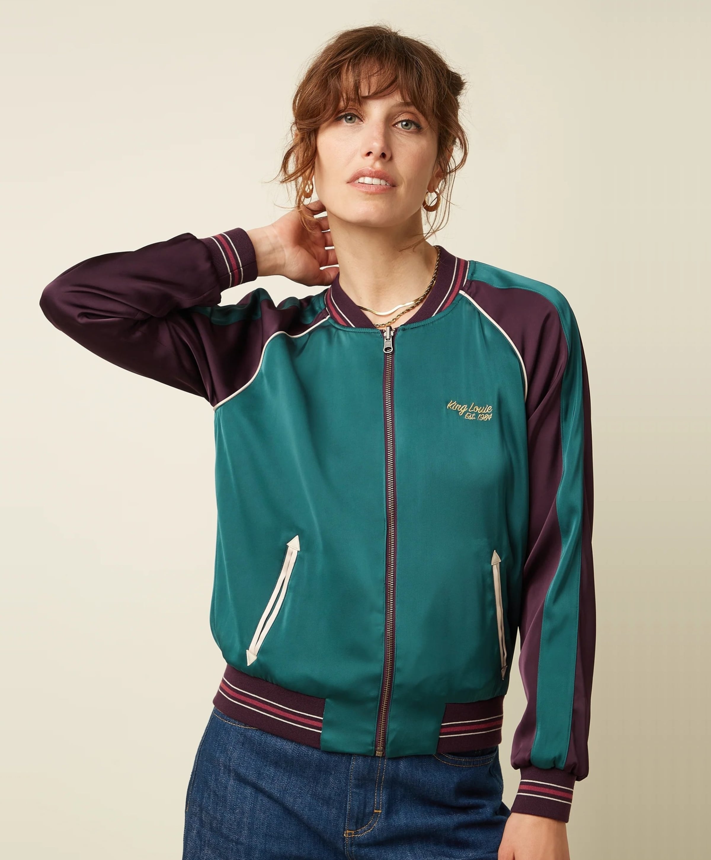King Louie Dames jas bordeaux