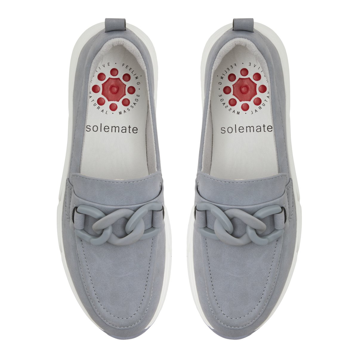 SOLEMATE-Raunas-Flâneurs - Talon plat - Bleu Clair