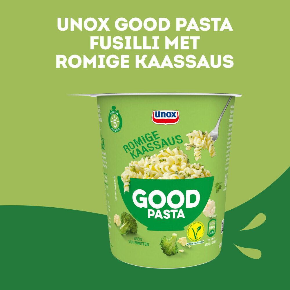 3x Unox Good Pasta Romige Kaassaus69 gr