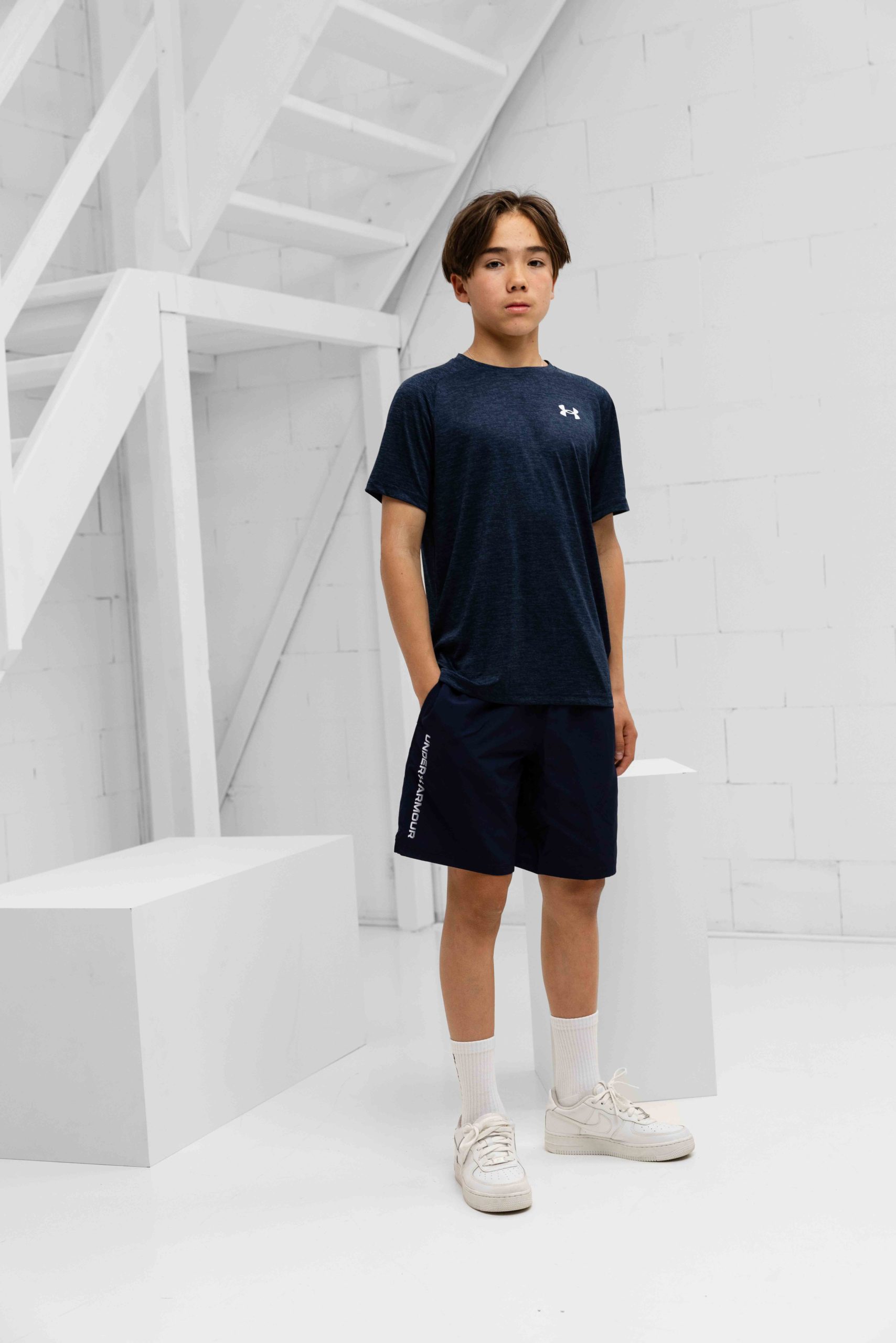 Under Armour Tech 2.0 Zomerset Kids Donkerblauw