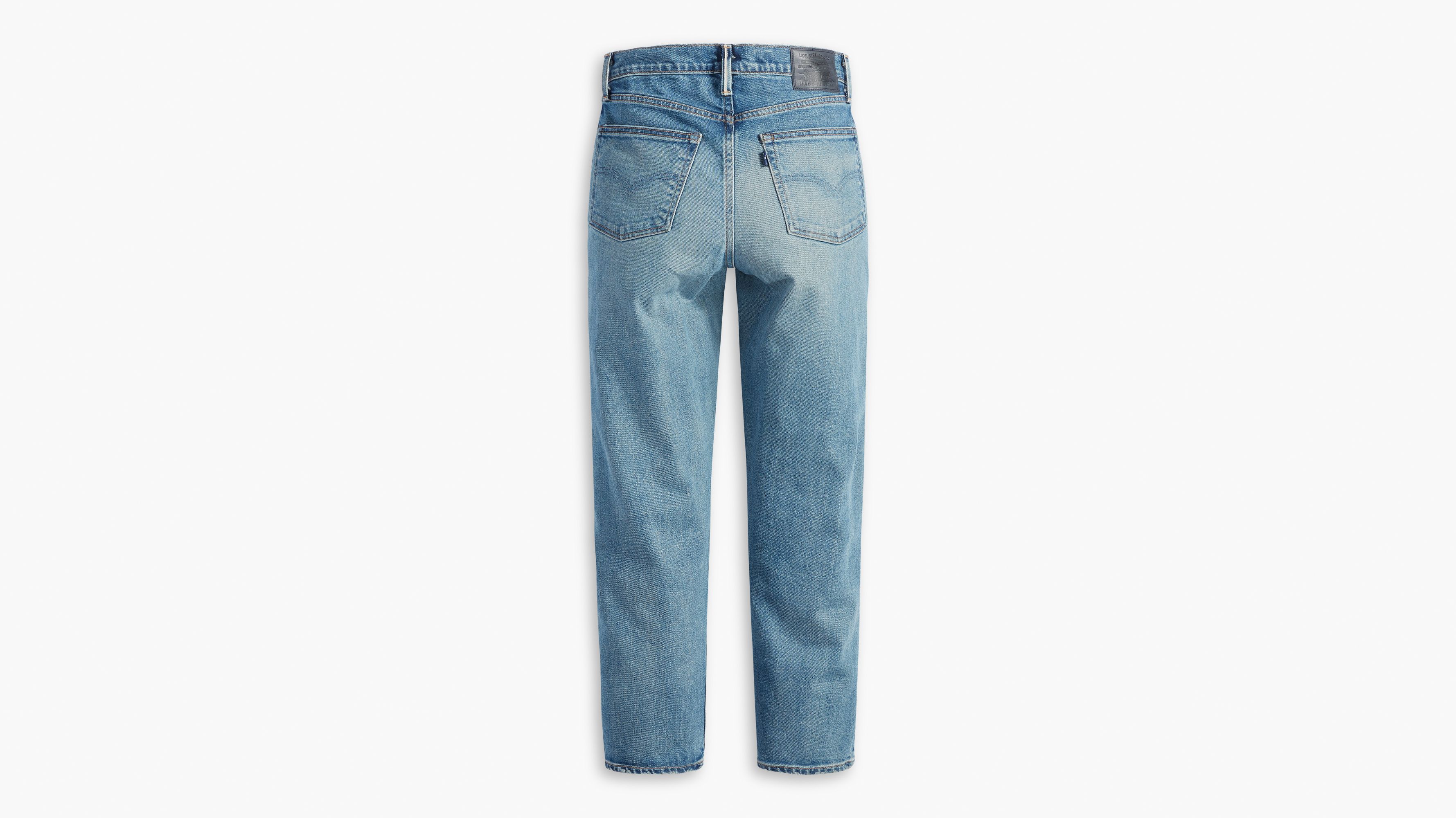 Jean Levi's® Boyfriend taille haute fabriqué au Japon - Mij Azura Medium Worn In - Bleu