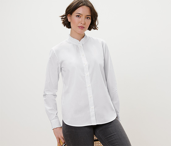 Bluse mit Rüschendetail