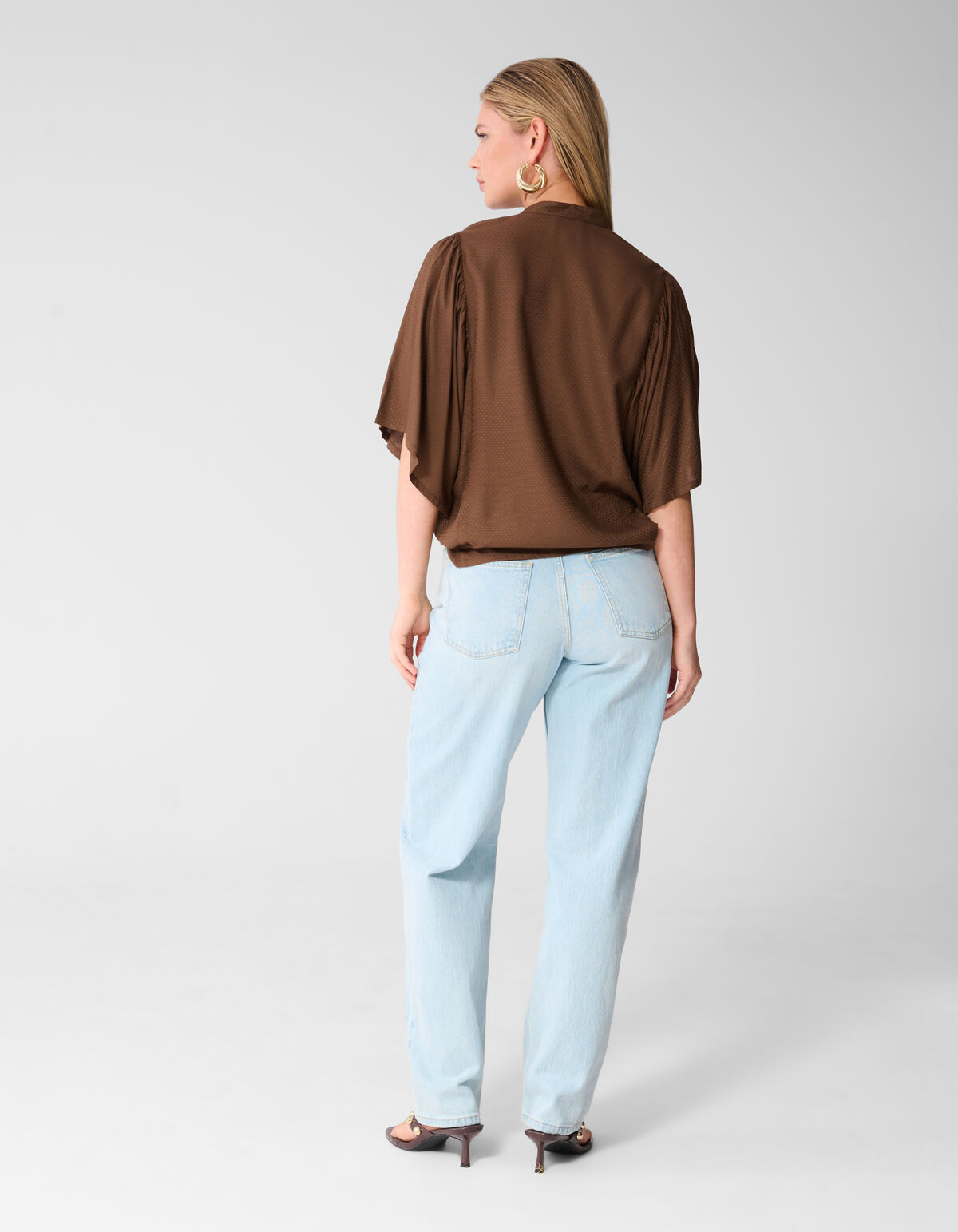 Flowy Top Bruin