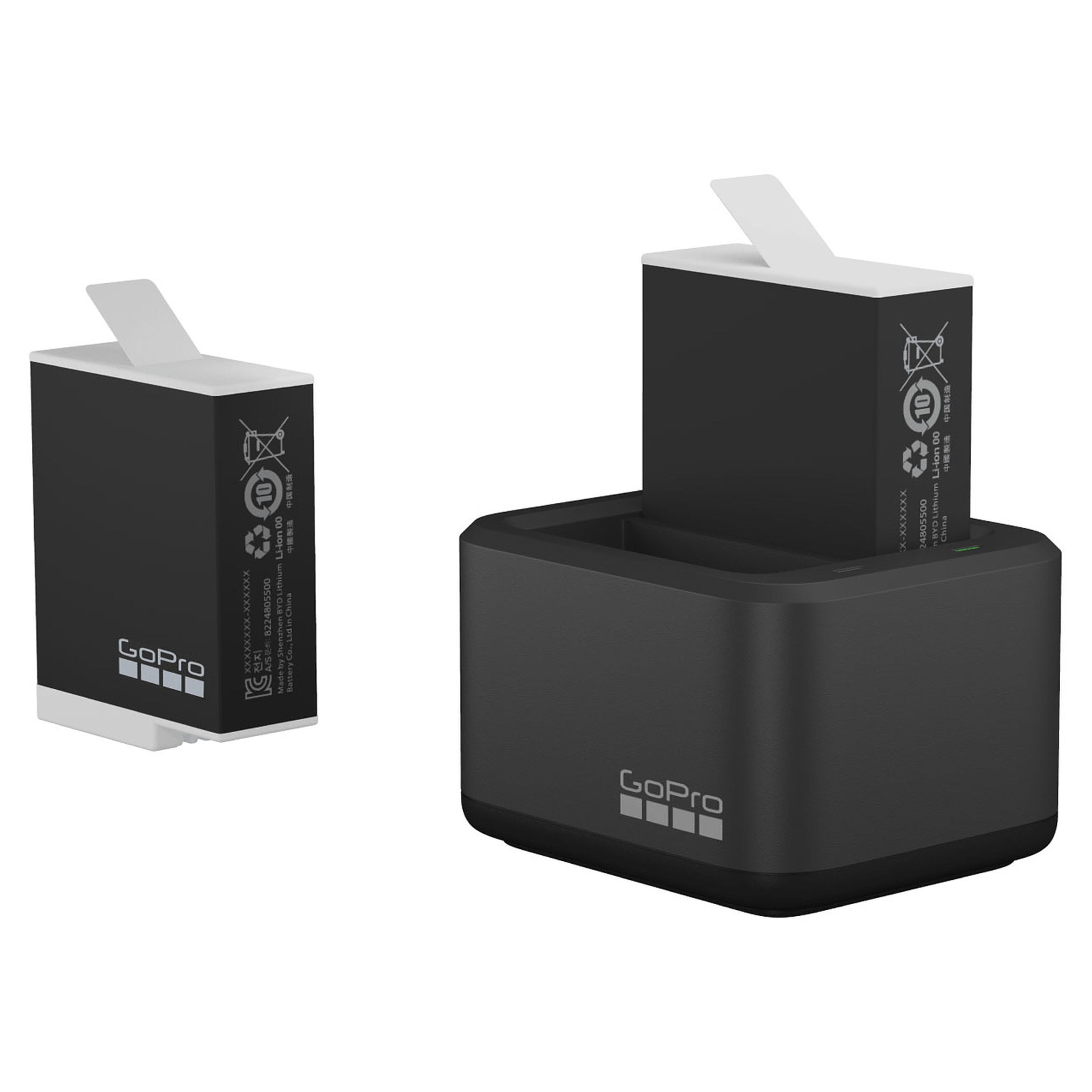 Gopro Daul Battery Charger + Enduro Batteri