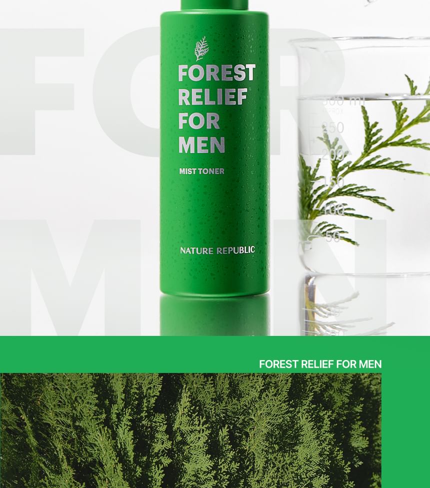 NATURE REPUBLIC - Forest Relief voor mannen Mist Toner