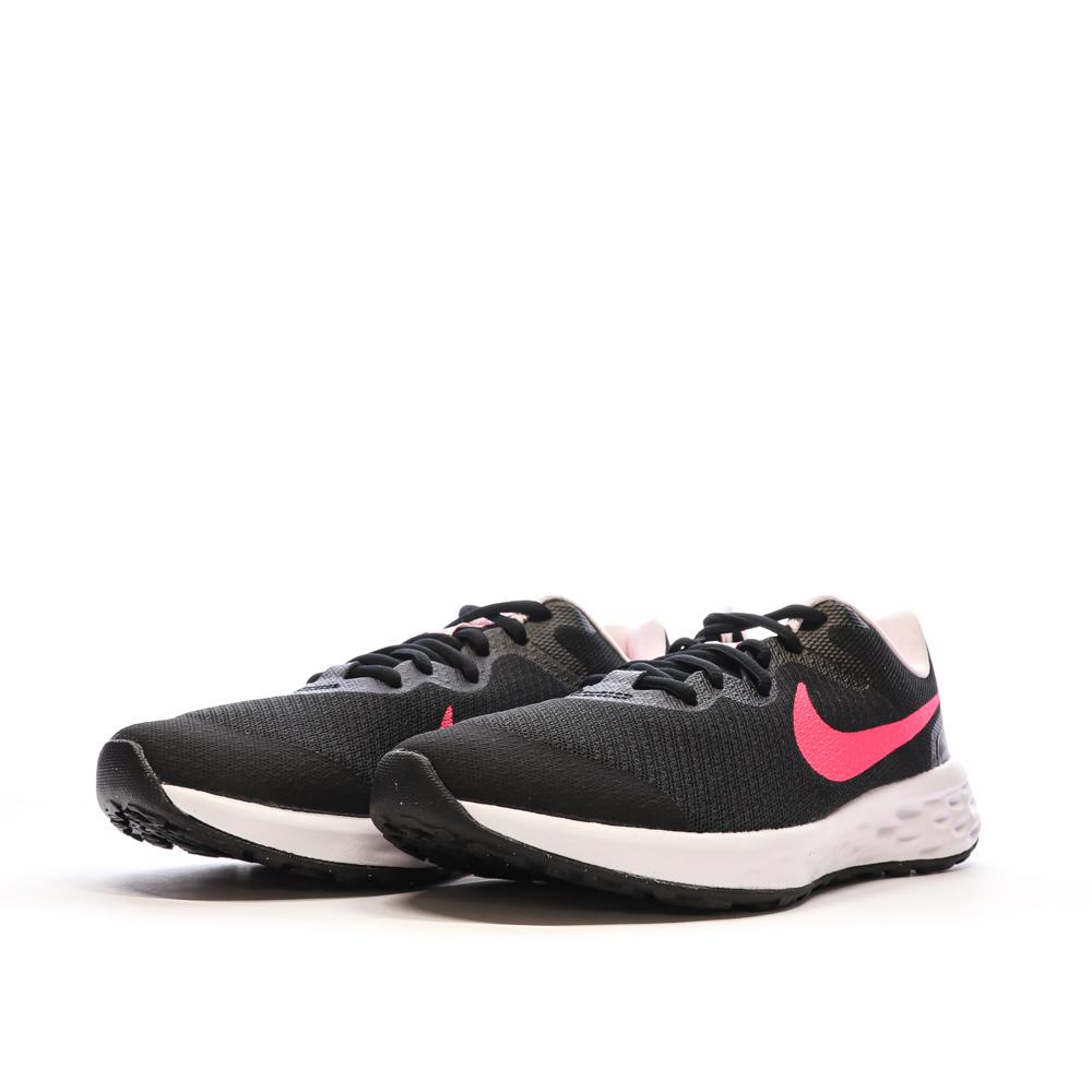 Nike Baskets Noire/Rose Fille Nike Revolution 6