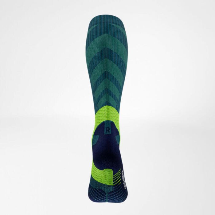 Bauerfeind Unisex Strømper Trail Run Compression Socks High Cut Blå