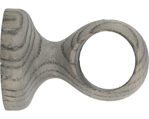 Enkelsporige beugel voor Boheme Nature Line essenhout Ø 28 mm 5 cm lang 1 st.