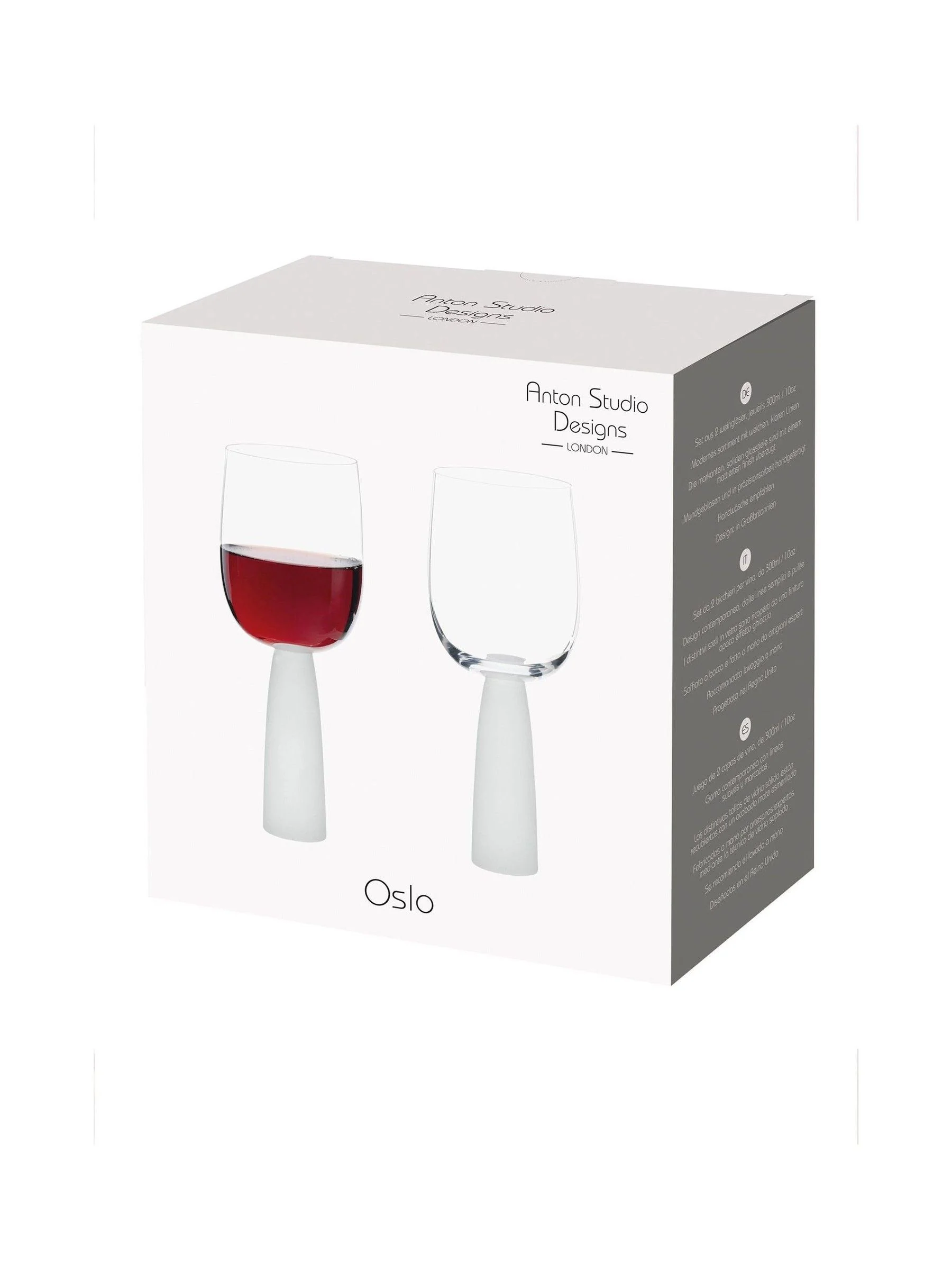 Anton Studio Designs Set of 2 Oslo Wine Glasses