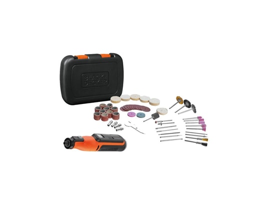 BLACK & DECKER - Outil multifonction Multi-outil rotatif sur batterie bcrt8ik-xj 7,2 v black et d...